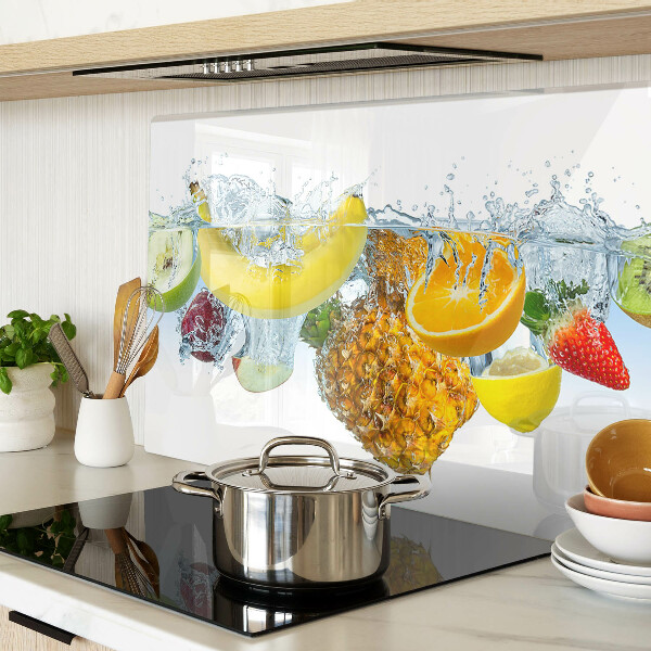 Szklana deska do krojenia Owoce w wodzie