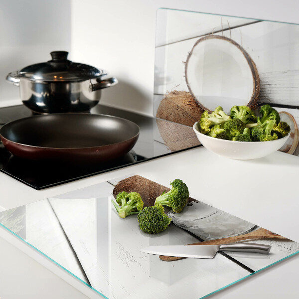 Snijplanken glas Kokosnoot en kokosproducten