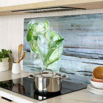 Deska kuchenna szklana Koktajle z miętą i ogórkiem