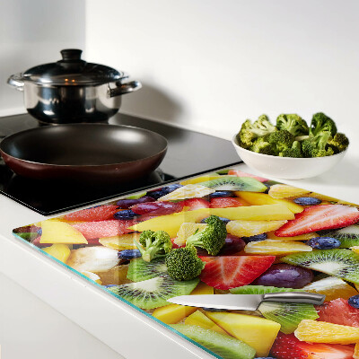 Snijplanken glas Fruitsalade