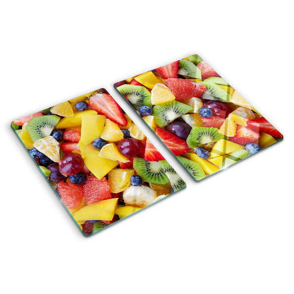 Snijplanken glas Fruitsalade