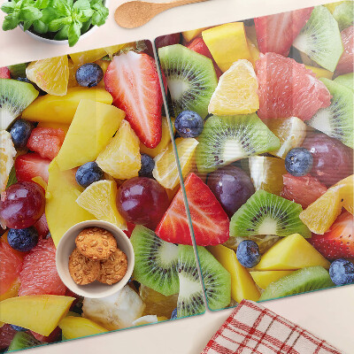 Snijplanken glas Fruitsalade