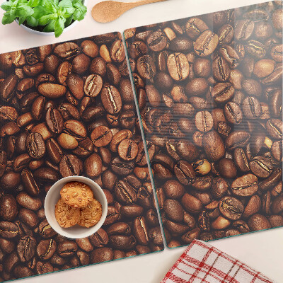 Szklana deska do krojenia Ziarna kawy