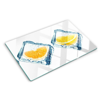 Snijplanken van glas Fruit in ijs