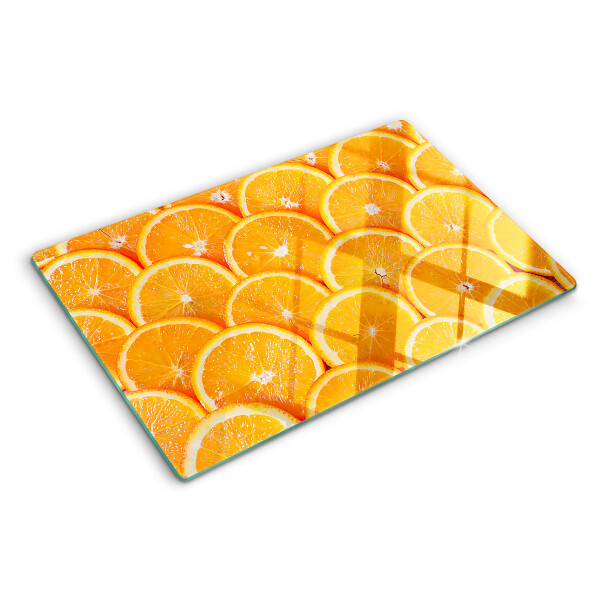 Glazen snijplanken Sinaasappelschijfjes