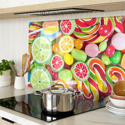 Deska kuchenna szklana Słodkie cukierki i owoce