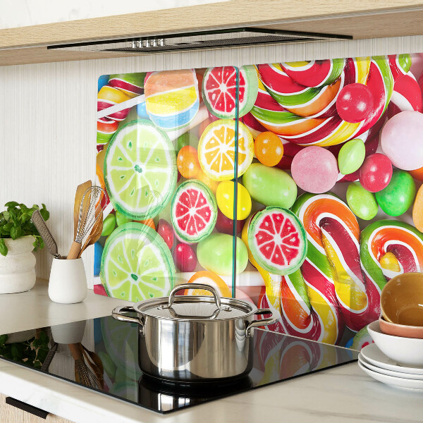 Deska kuchenna szklana Słodkie cukierki i owoce