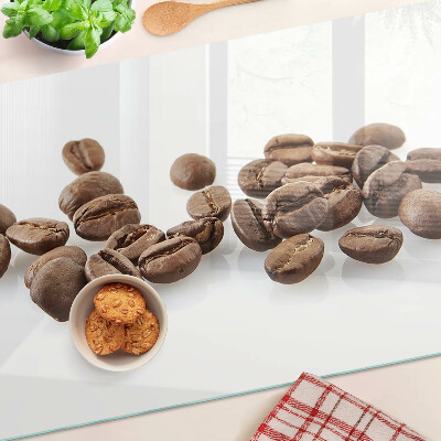 Szklana deska kuchenna Ziarna kawy