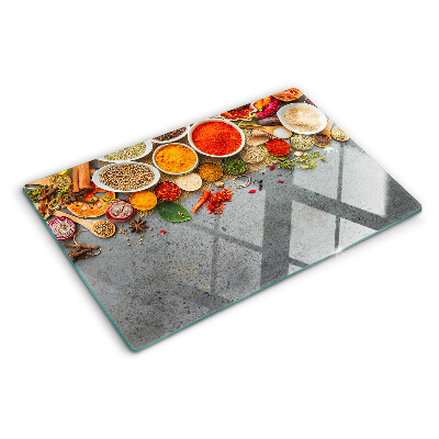 Szklana deska kuchenna Przyprawy i zioła