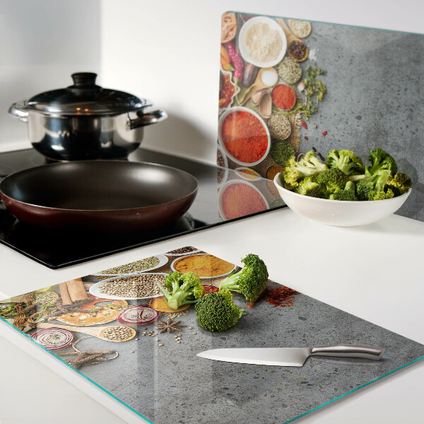 Szklana deska kuchenna Przyprawy i zioła