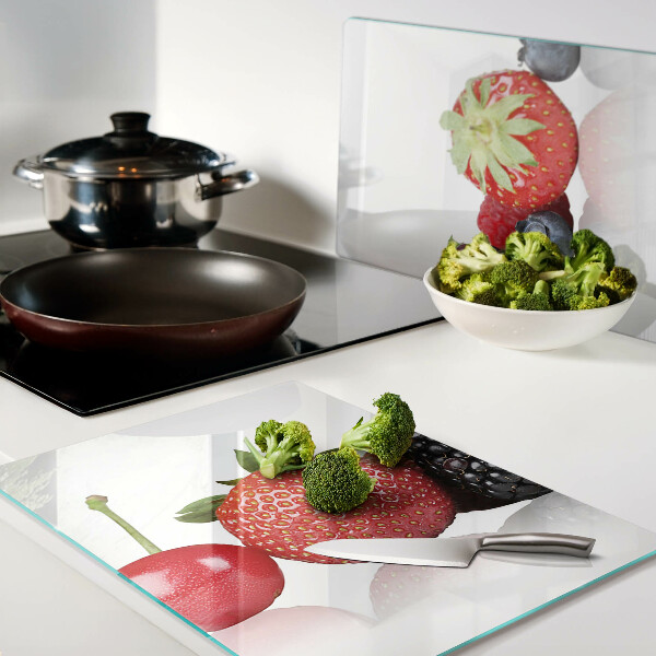 Deska kuchenna szklana Owoce leśne