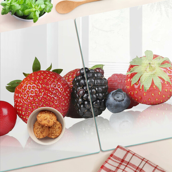 Glazen snijplanken Bosvruchten