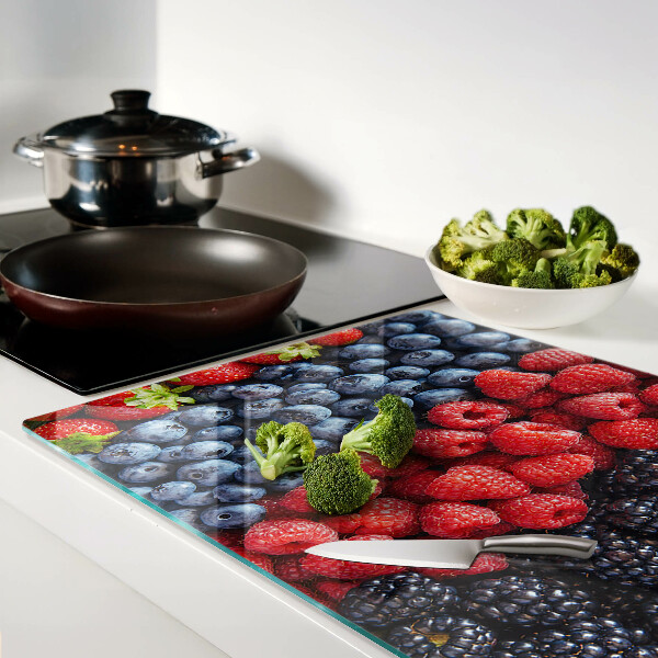 Szklana deska do krojenia Owoce leśne