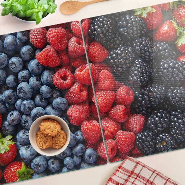 Glazen snijplanken Bosvruchten