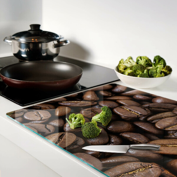 Szklana deska do krojenia Ziarna kawy