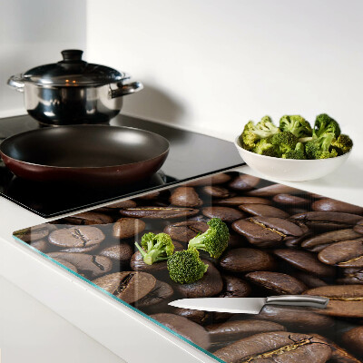 Szklana deska do krojenia Ziarna kawy