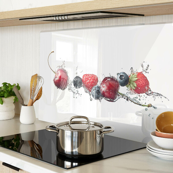 Snijplanken glas Fruit in water