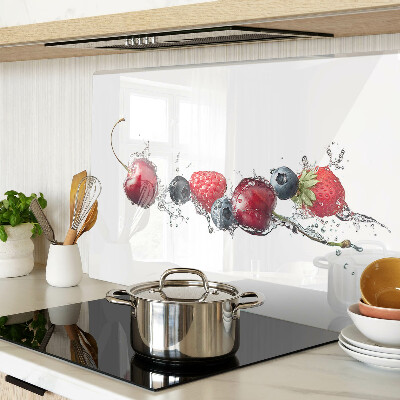 Snijplanken glas Fruit in water