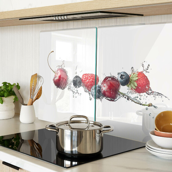 Snijplanken glas Fruit in water