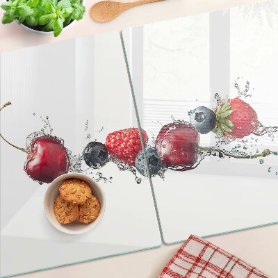 Szklana deska do krojenia Owoce w wodzie