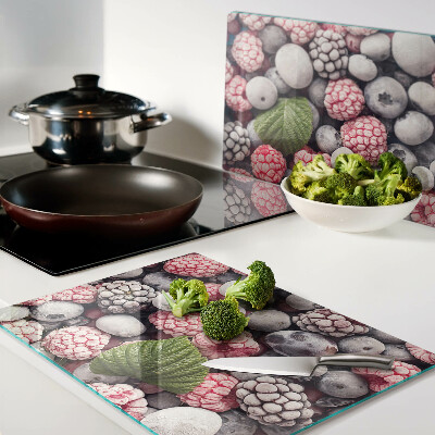 Snijplanken van glas Bosvruchten