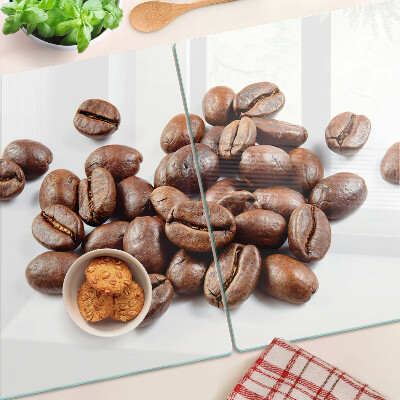 Deska kuchenna szklana Ziarna kawy