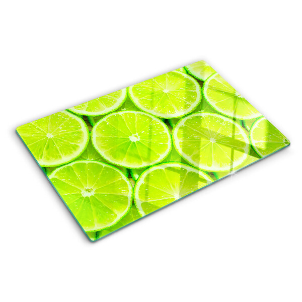 Szklana deska do krojenia Plastry limonki