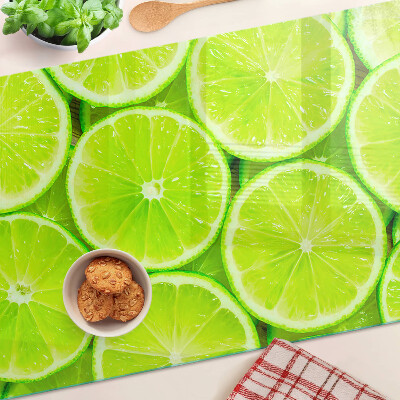 Szklana deska do krojenia Plastry limonki