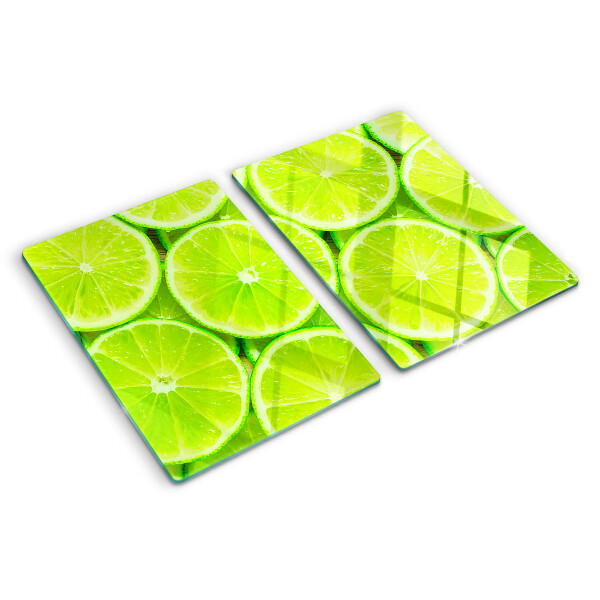 Szklana deska do krojenia Plastry limonki
