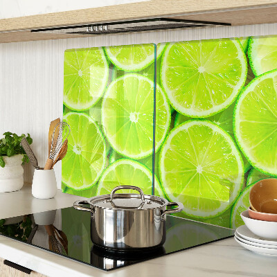 Szklana deska do krojenia Plastry limonki