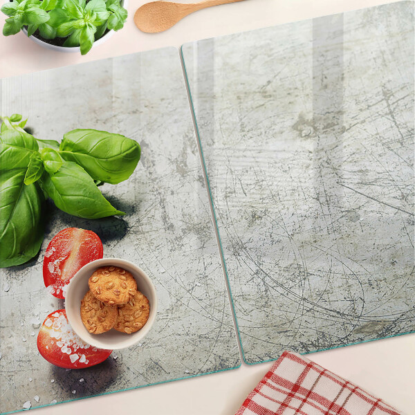 Szklana deska kuchenna Pomidory z bazylią i solą