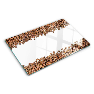 Szklana deska kuchenna Ziarna kawy