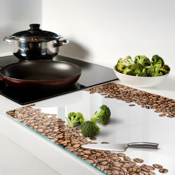 Szklana deska kuchenna Ziarna kawy