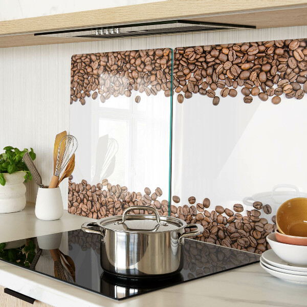 Szklana deska kuchenna Ziarna kawy