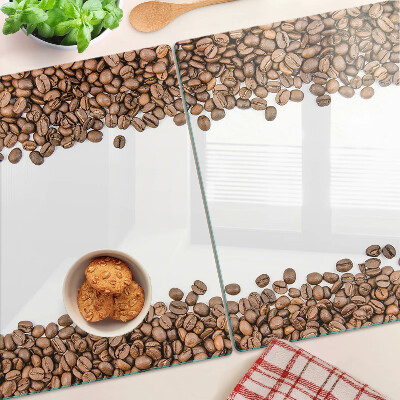 Szklana deska kuchenna Ziarna kawy