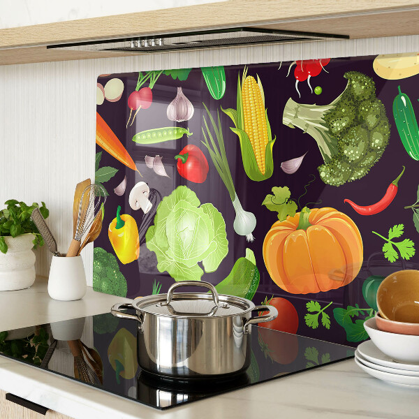 Szklana deska do krojenia Warzywa i zioła