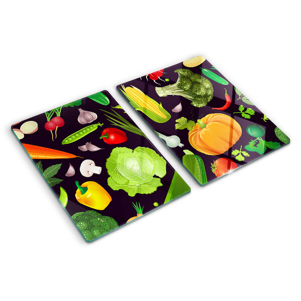 Szklana deska do krojenia Warzywa i zioła