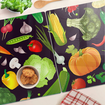 Szklana deska do krojenia Warzywa i zioła