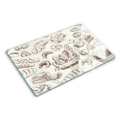 Szklana deska do krojenia Wypieki i słodkie przekąski