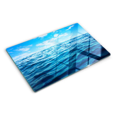 Snijplanken glas Zee en lucht