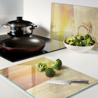 Deska kuchenna szklana Plaża o zachodzie słońca