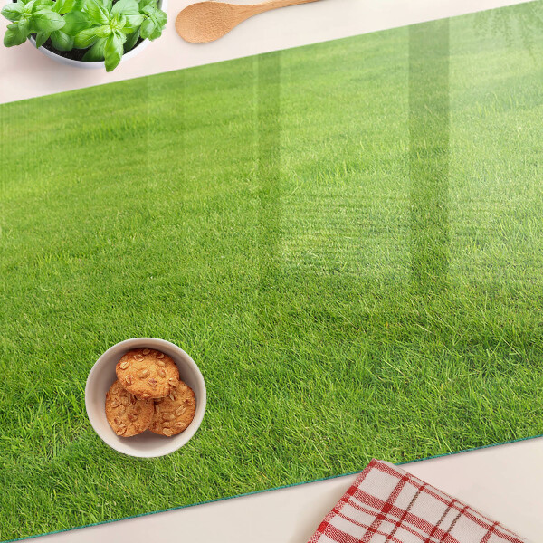 Szklana deska kuchenna Zielona trawa