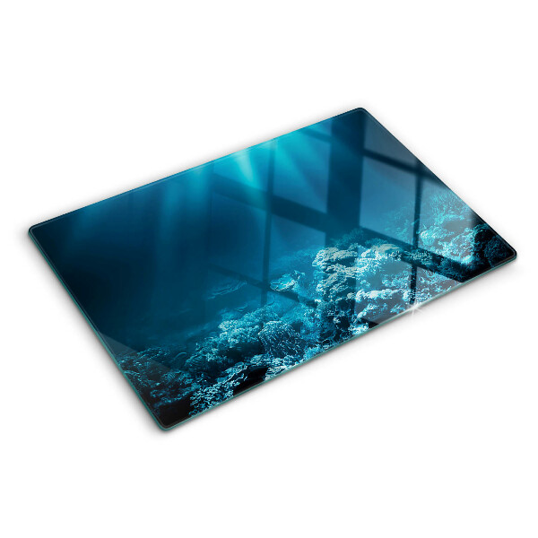 Szklana deska do krojenia Podwodny krajobraz z rafą koralową