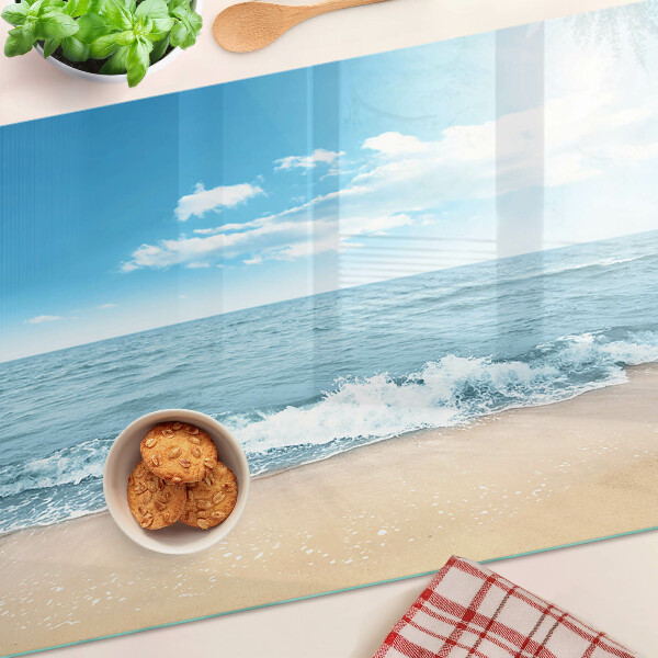 Glazen snijplanken Strand en zee