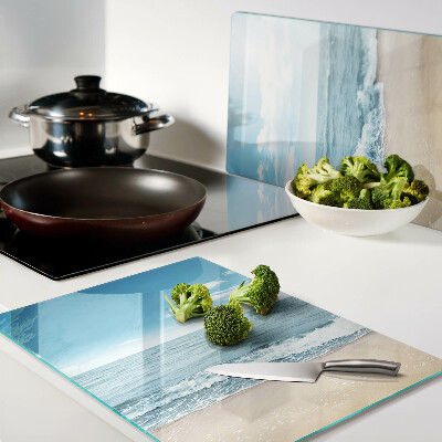 Szklana deska do krojenia Plaża i morze