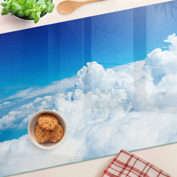 Szklana deska kuchenna Niebo z chmurami
