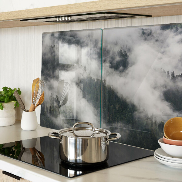 Deska kuchenna szklana Góry w chmurach