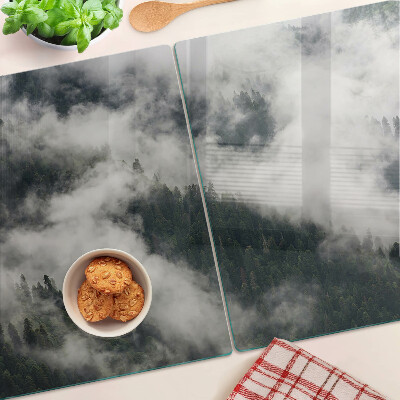 Deska kuchenna szklana Góry w chmurach