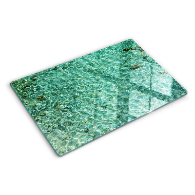 Snijplanken van glas Zwembadwaterpatroon