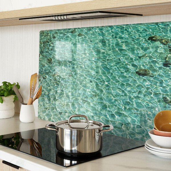 Szklana deska do krojenia Wzór wody w basenie